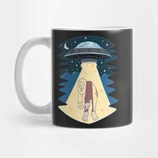 ALIENS: Bigfoot UFO funny alien t shirt gift Mug